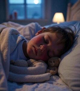 پایین آوردن تب کودک در خواب