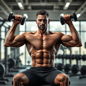 تقویت عضلات شانه با دمبل؛ چهارشونه شدن و افزایش قدرت بالاتنه